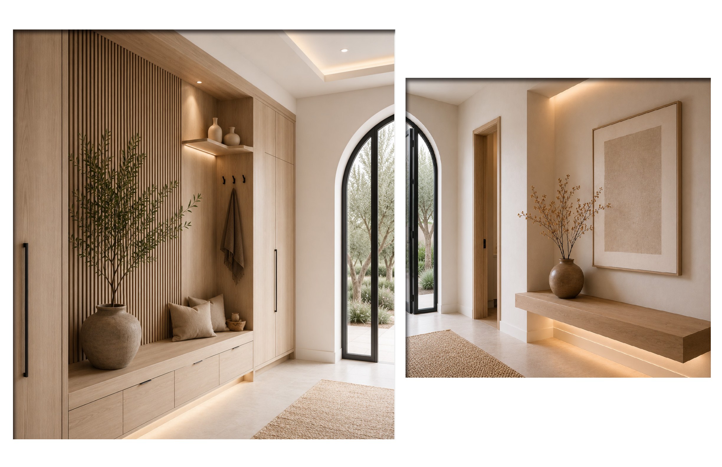 Entryway imagery spread