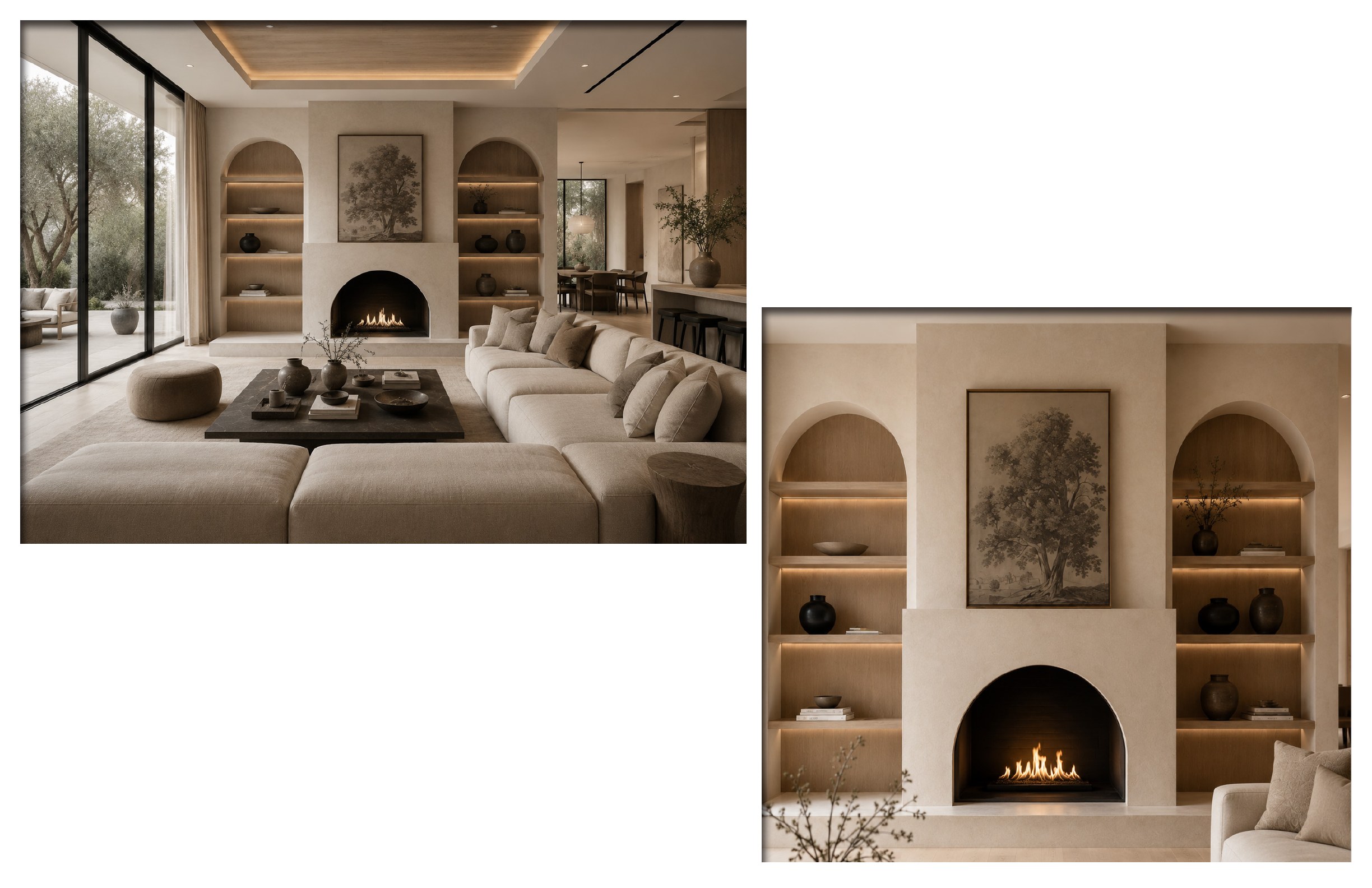 Great room imagery spread